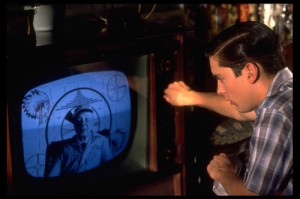 Tobey McGuire confronts the 'horrors' of 1950's suburbia in "Pleasantville."
